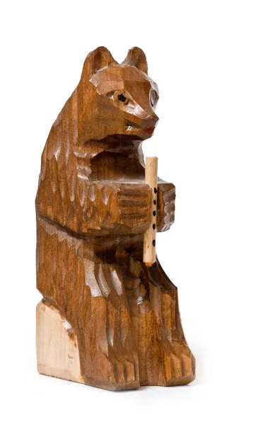 Escultura oso de madera —  Fotos de Stock