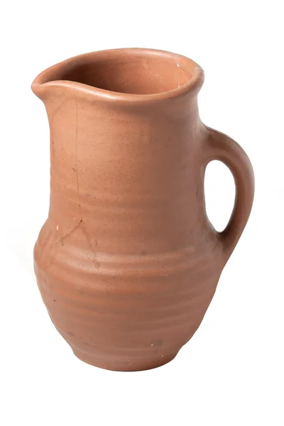 Jug on white Stock Photo