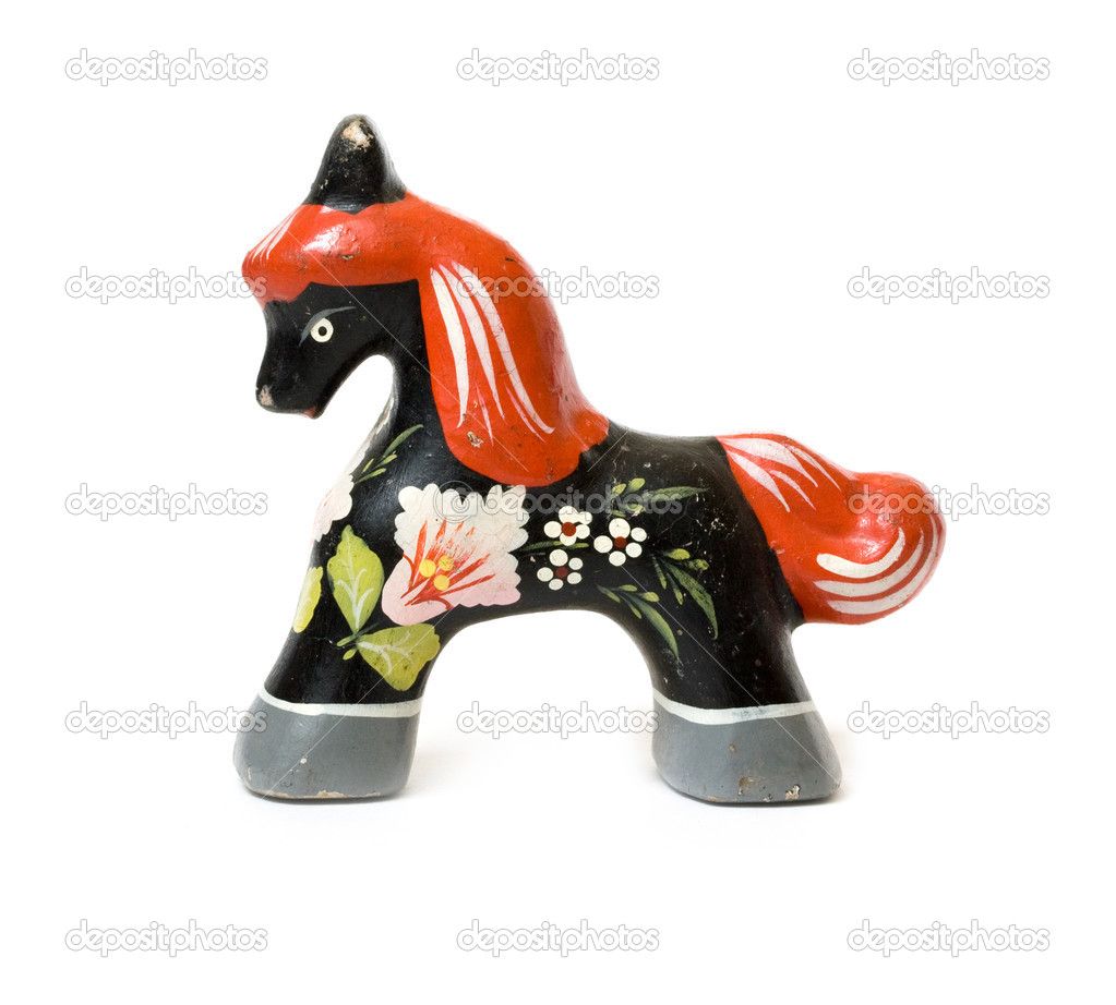 Decorative painted horse