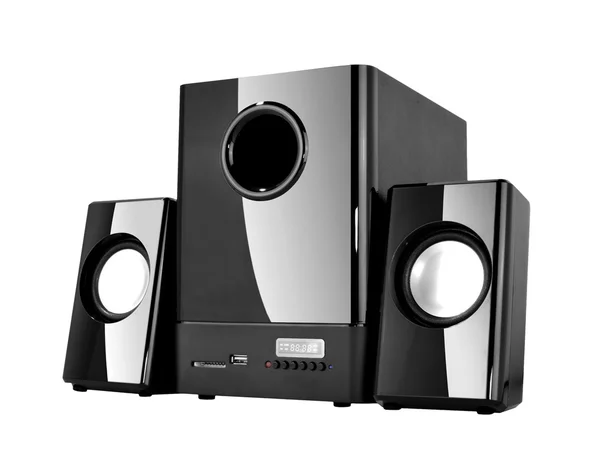 Black speakers — Stock Photo, Image