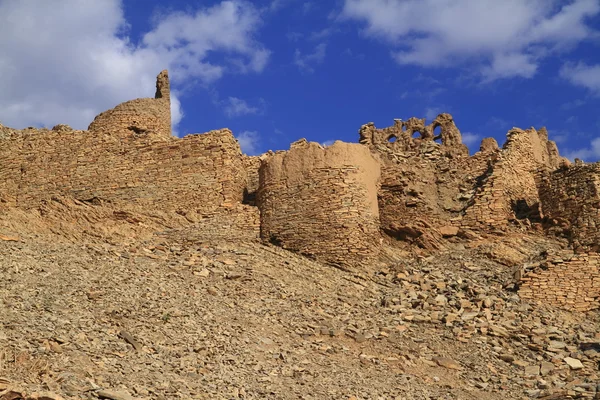 Aldea abandonada Birkat Al-Mawz — Foto de Stock