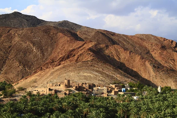 Покинуте село Birkat Аль Mawz — стокове фото