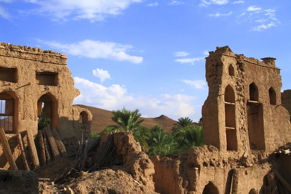 Aldeia abandonada Birkat Al-Mawz — Fotografia de Stock