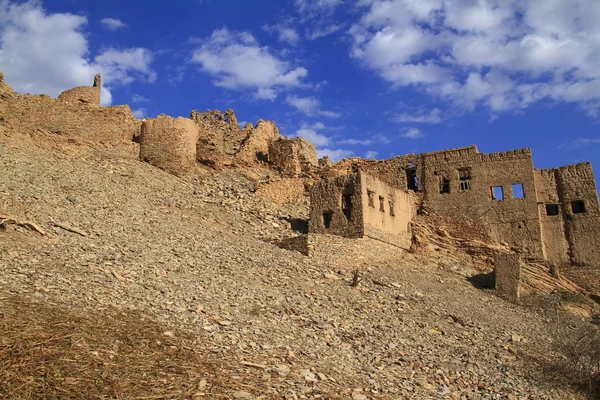Aldea abandonada Birkat Al-Mawz — Foto de Stock