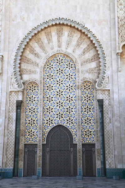 Hassan ii mecsetre — Stock Fotó