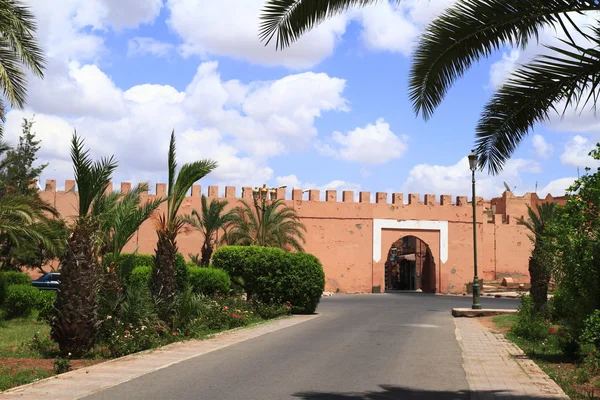 Marrakesch alte Stadtmauern — Stockfoto