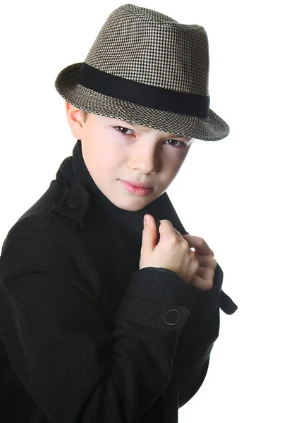 Niño con sombrero —  Fotos de Stock