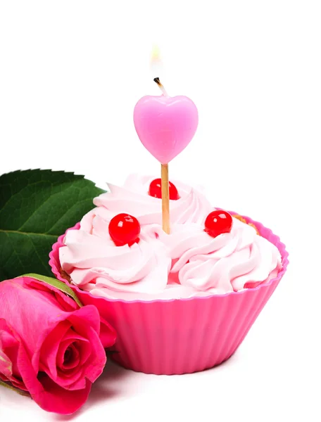 Anniversary cupcake — Stock Photo, Image