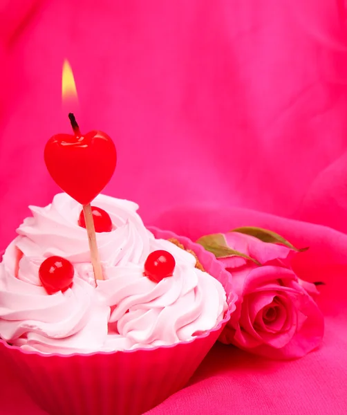 Anniversario cupcake — Foto Stock