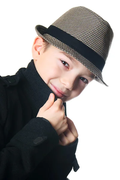 Niño con sombrero —  Fotos de Stock