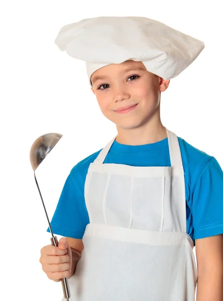厨师的男孩 — 图库照片