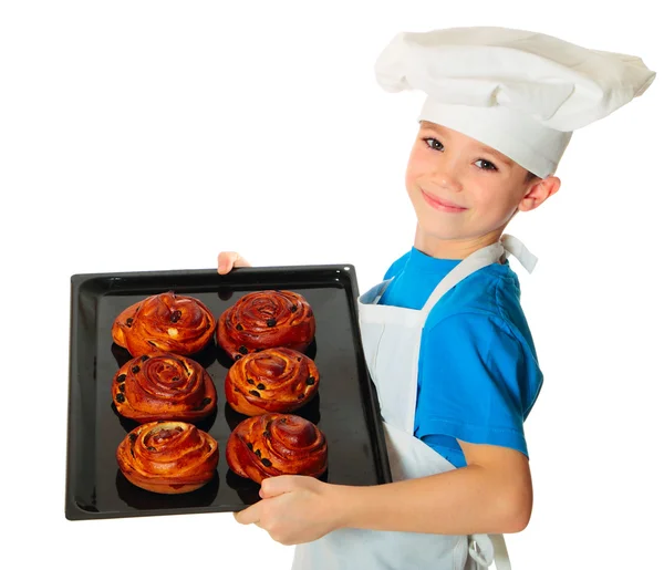 Chico cocinero — Foto de Stock