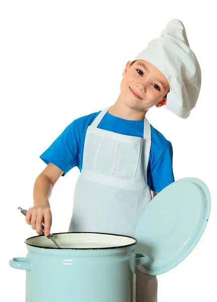 Cook boy — Stock Photo, Image