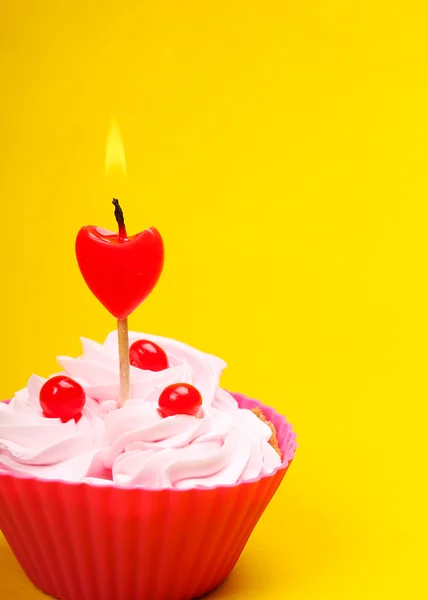 Anniversario cupcake — Foto Stock