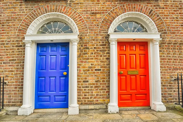 Грузинський двері Дублін — стокове фото