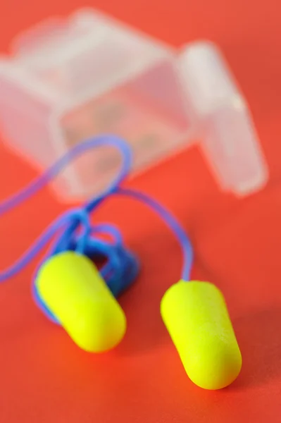 Ear plugs isolated — Stock Photo, Image