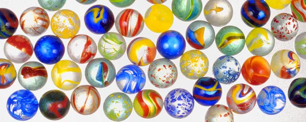 Bolas de vidro diferentes — Fotografia de Stock