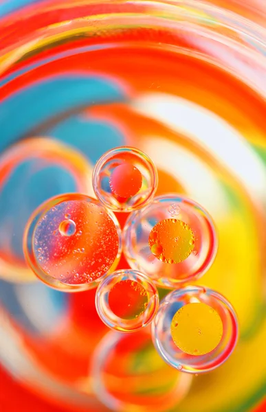Oil bubbles — Stock Photo, Image