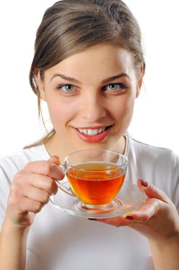 Çay Kadehli Kadın