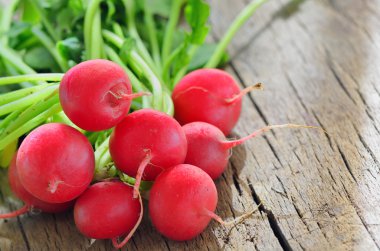 eski ahşap izole Bahçe turp