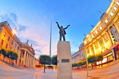 dublin şehir merkezinde Jim larkin Anıtı