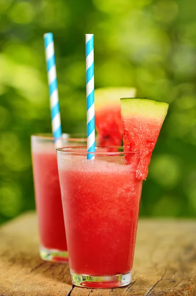 Färsk vattenmelon juice — Stockfoto