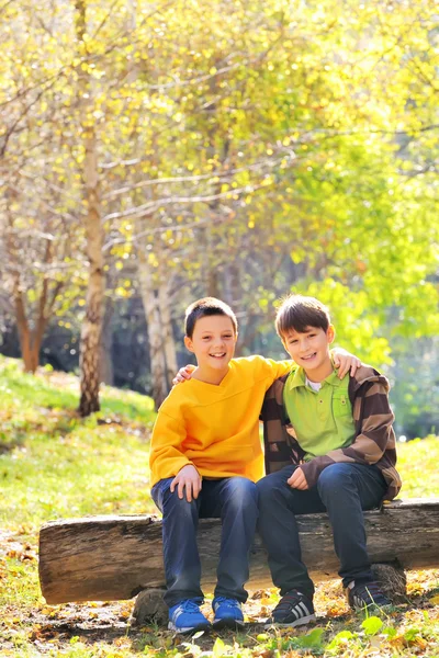 Freunde in der Natur — Stockfoto