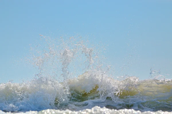 Sea foam of big wave — Stock Photo, Image