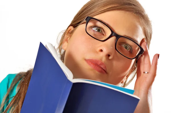 Young woman learning — Stock Photo, Image