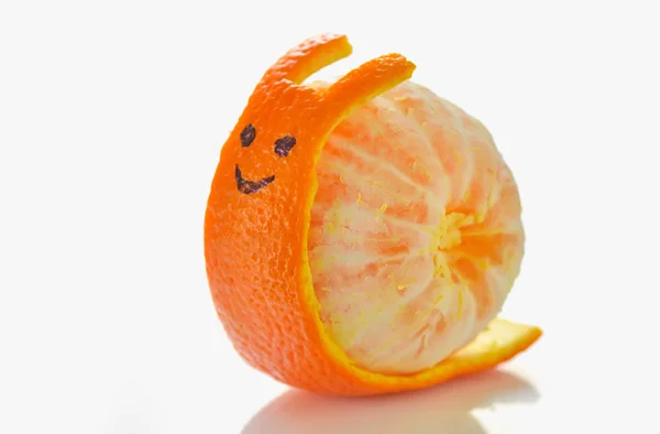 Schneckenkonzept aus Orange — Stockfoto