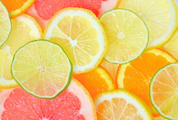 Skivade citrusfrukter — Stockfoto