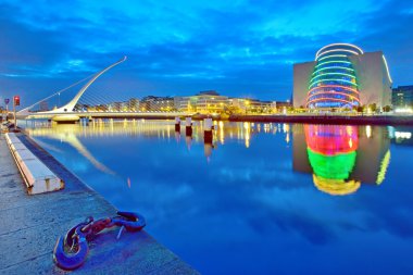 Samuel Beckett Köprüsü Dublin 'de. 