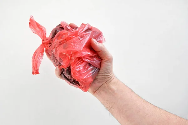 Conceptual Your Heart Garbage Bag — Stock Photo, Image