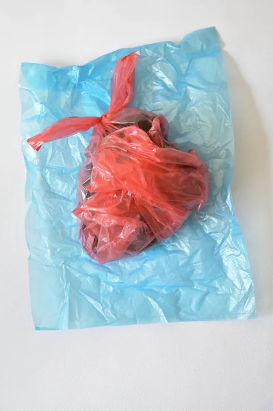Conceptual Your Heart Garbage Bag — Stock Photo, Image