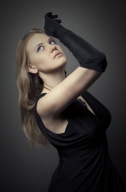 genç kadın güzellik stüdyosu portre