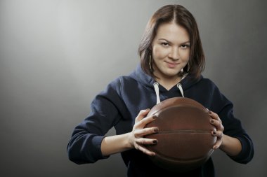 Basketbol genç kız studio vurdu