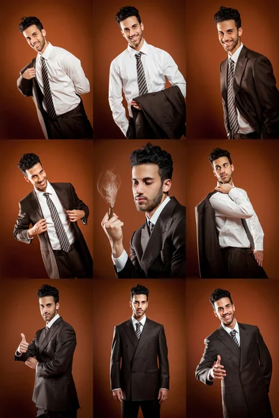 Businessman Collage — Stock Photo, Image