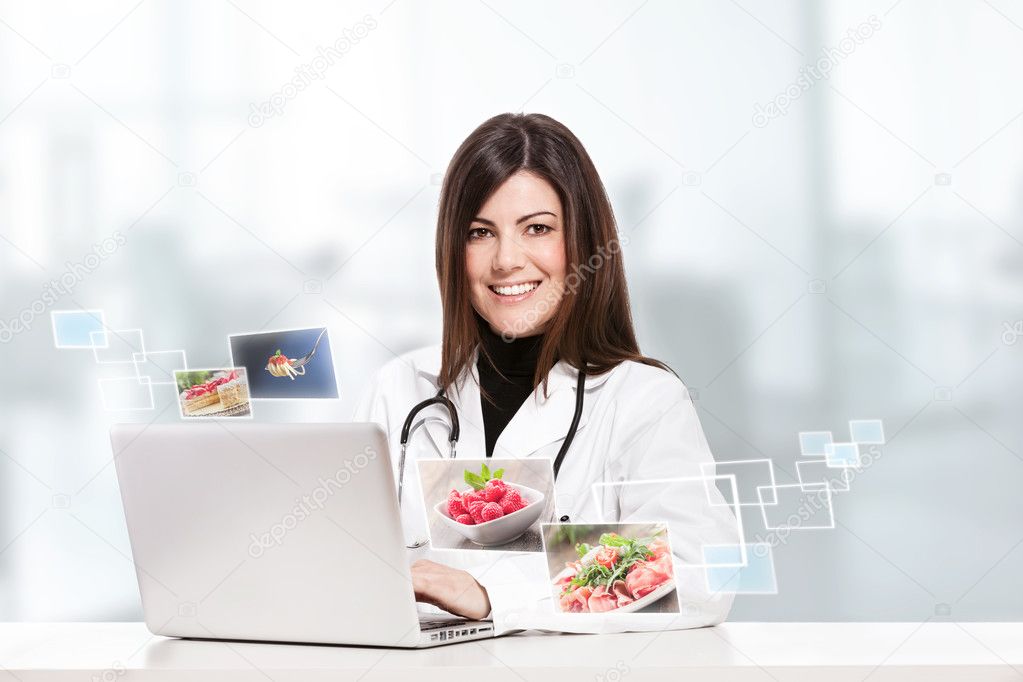 Female nutritionist