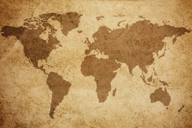 World map texture background clipart