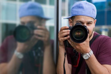 fotoğrafçı dslr ile portresi