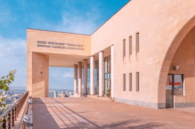 25 Mayıs 2021, Erivan, Ermenistan: Charles Aznavour Müzesi ve Sanat Merkezi - Ermeni kökenli ünlü şarkıcı