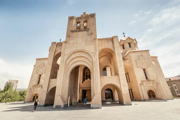Mayo 2021 Ereván Armenia Vista San Gregorio Catedral Del Iluminador — Foto de Stock