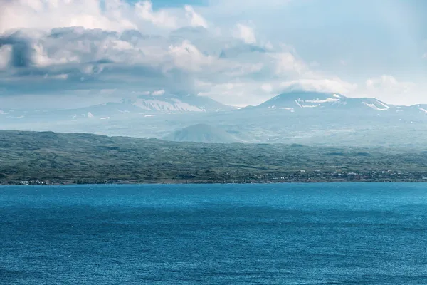 Paisaje Atmosférico Del Estado Ánimo Clima Tormentoso Con Fuerte Viento — Foto de Stock