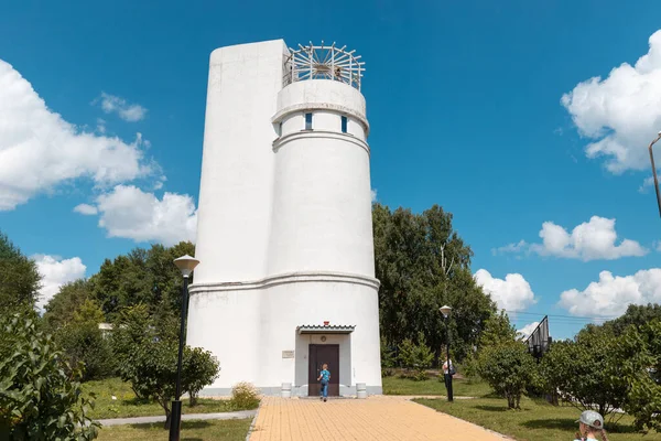 Juli 2021 Novosibirsk Rusland Foucault Toren Voor Het Uitvoeren Van — Stockfoto