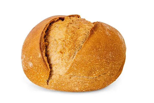 Whole Grain Bread Bran Dietary Fiber Isolated White Bakery Calorie — стоковое фото
