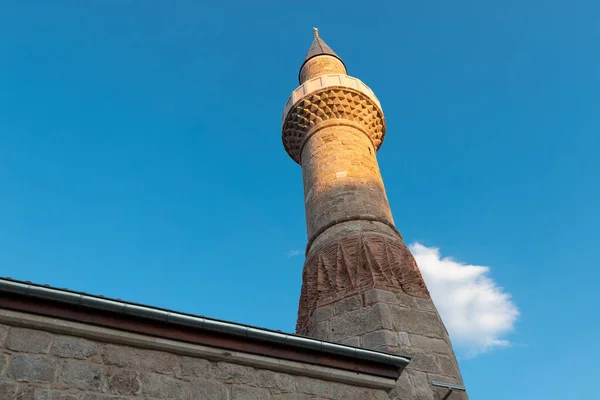 Muezzin Call Evening Prayer Heard Minaret Mosque Islamic Religion Traditional — 스톡 사진