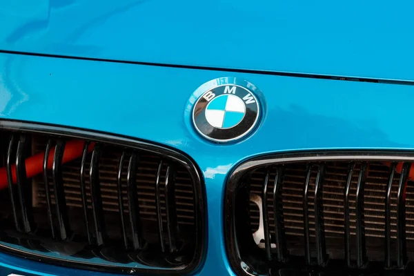 July 2022 Antalya Turkey Bmw Logo Hood Luxury Expensive Car — Stockfoto