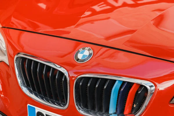 July 2022 Antalya Turkey Bmw Logo Hood Luxury Expensive Car — Stockfoto