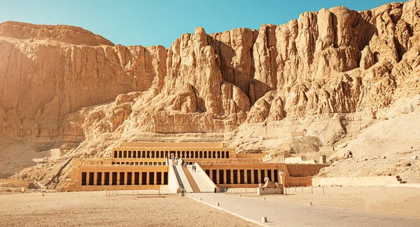 Temple Hatshepsut One Main Famous Archaeological Tourist Attractions Nile Valley — 스톡 사진