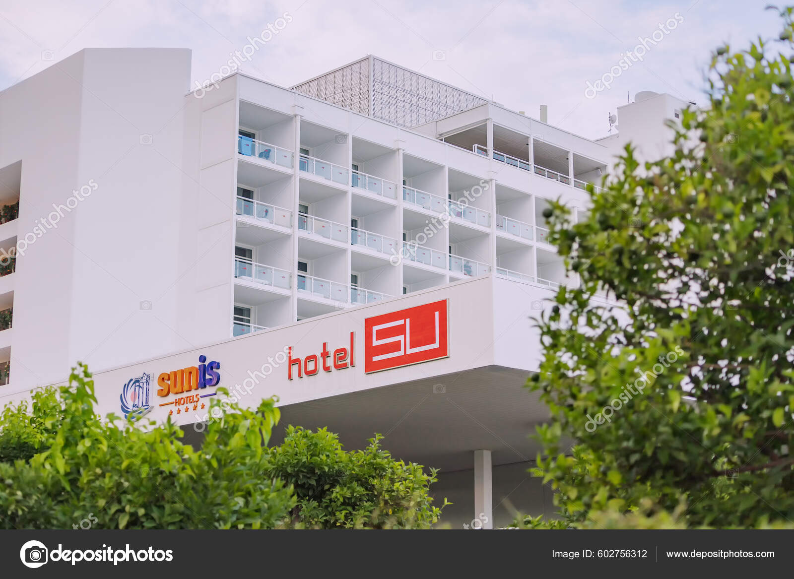 June 2022 Antalya Turkey Sunis Hotel Building Coastal Resort Town June 2022 Antalya Turkey Sunis Hotel Building Coastal Resort Town